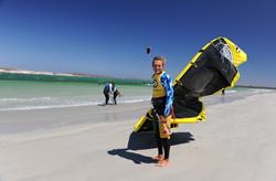 South Africa kitesurf holidays. Langebaan.
